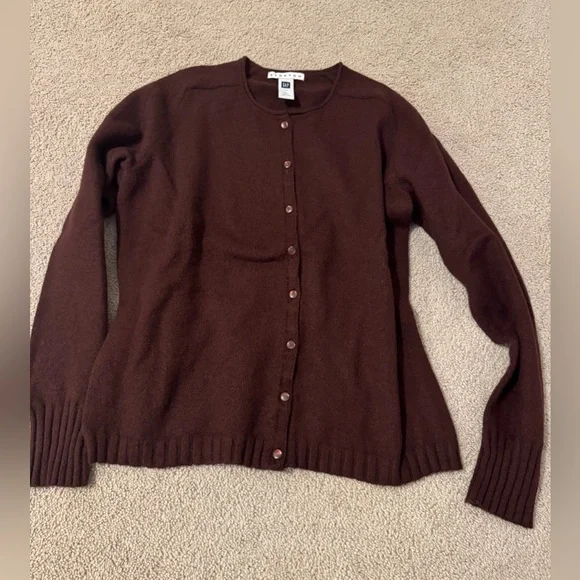 GAP Deep Brown Women's Cardigan - Picture 1 of 1
